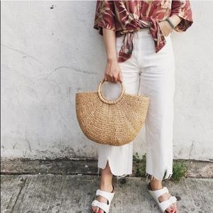 OAK+FORT high rise jeans